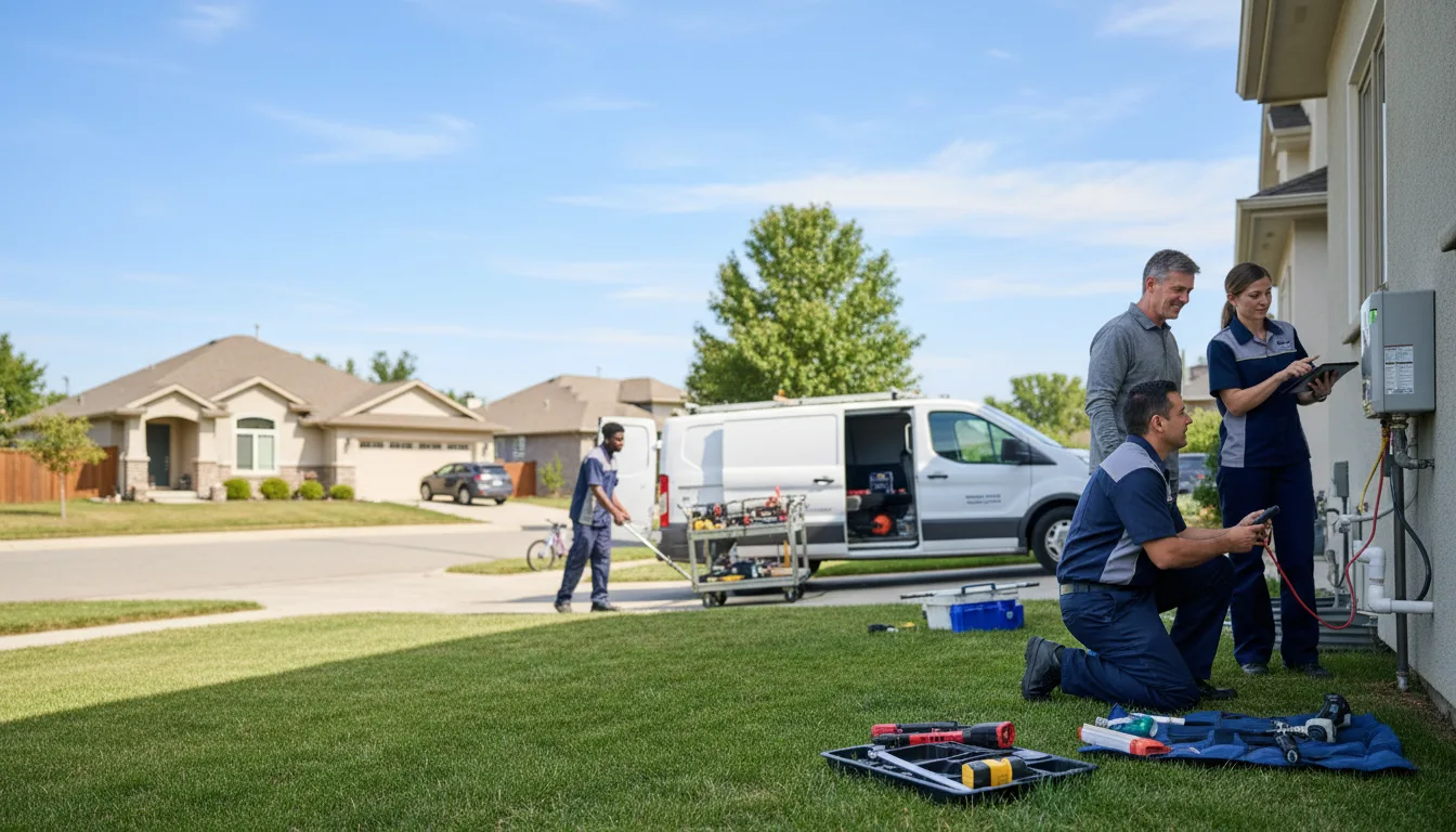 Tankless water heater service in Brickeys, AR